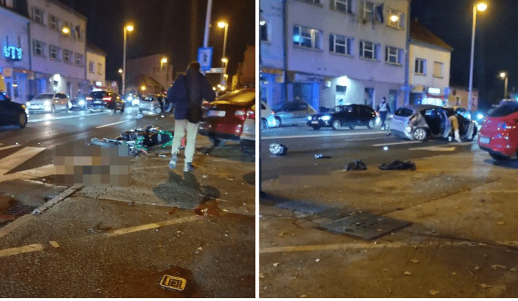 STRAVIČNI PRIZORI NESREĆE "Ima dosta krvi na cesti. Završio je među parkiranim automobilima"