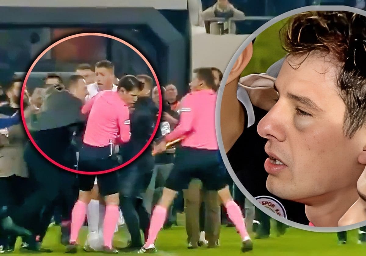 VIDEO Nezapamćeni skandal u Turskoj. Predsjednik kluba utrčao na teren i nokautirao glavnog suca
