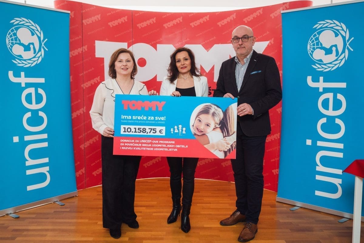 IMA SREĆE ZA SVE Akcija trgovačkog lanca Tommy urodila je plodom, prikupljeno je više od 10.000 eura!