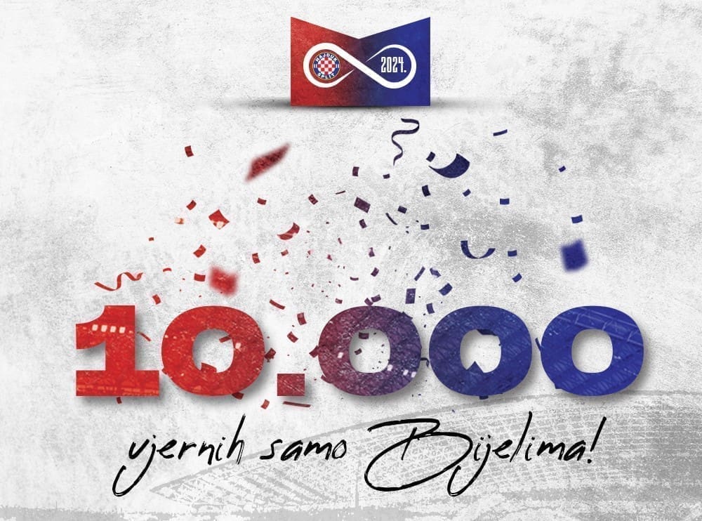 NAVIJAČI HAJDUKA RUŠE REKORDE Već više od 10.000 članova, a tek je prvi dan nove godine