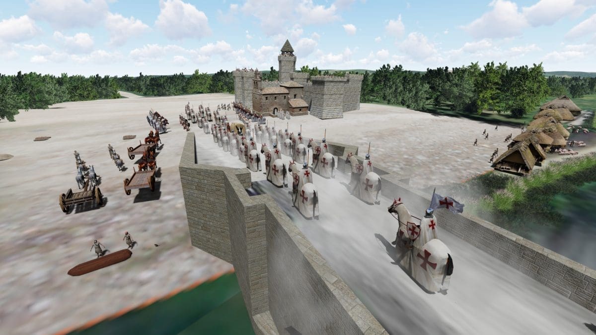 GDJE SE NALAZI OVA UTVRDA? Jedan podatak je fascinantan, a autor grafike nam govori: "Templari su gospodari Dubice..."