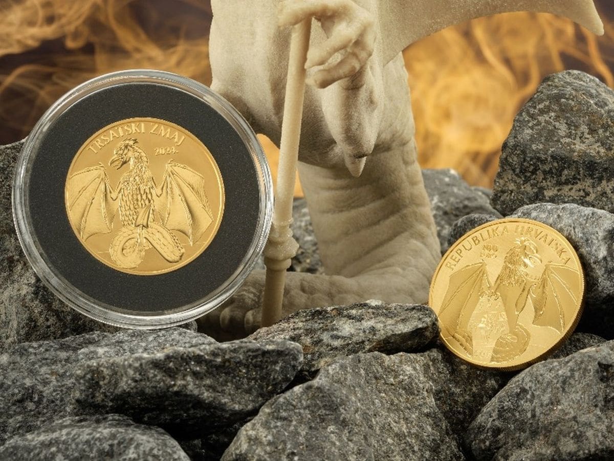 Hrvatska kovnica novca predstavlja novu numizmatičku kovanicu "Trsatski zmaj"