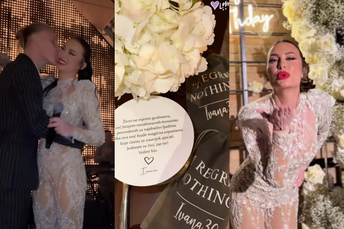 Ivana Vida proslavila je svoj 30. rođendan: Na zabavi joj pjevala srpska pjevačica