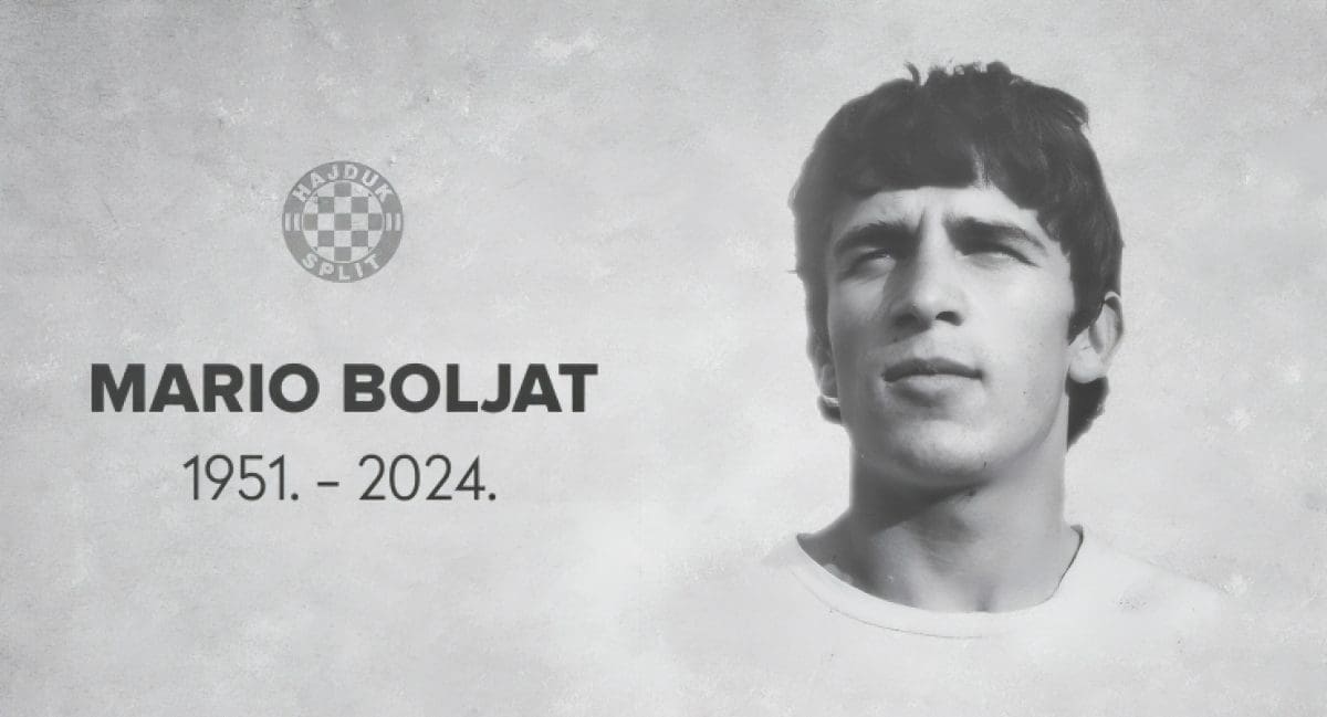 ODLAZAK HAJDUKOVE LEGENDE Preminuo Mario Boljat