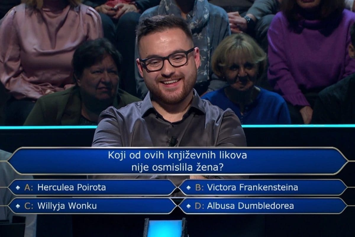 SPLIĆANINA SPASILA VJERA U SVOJ INSTIKT Pitao je publiku u Milijunašu, srećom nije ih poslušao. Znate li odgovor?