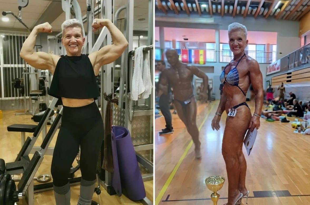 DALMATINKA JE BODYBUILDING BAKA Nada je u 57. godini po prvi puta kročila u teretanu, a sada na pragu sedamdesete oblači bikini i penje se na binu