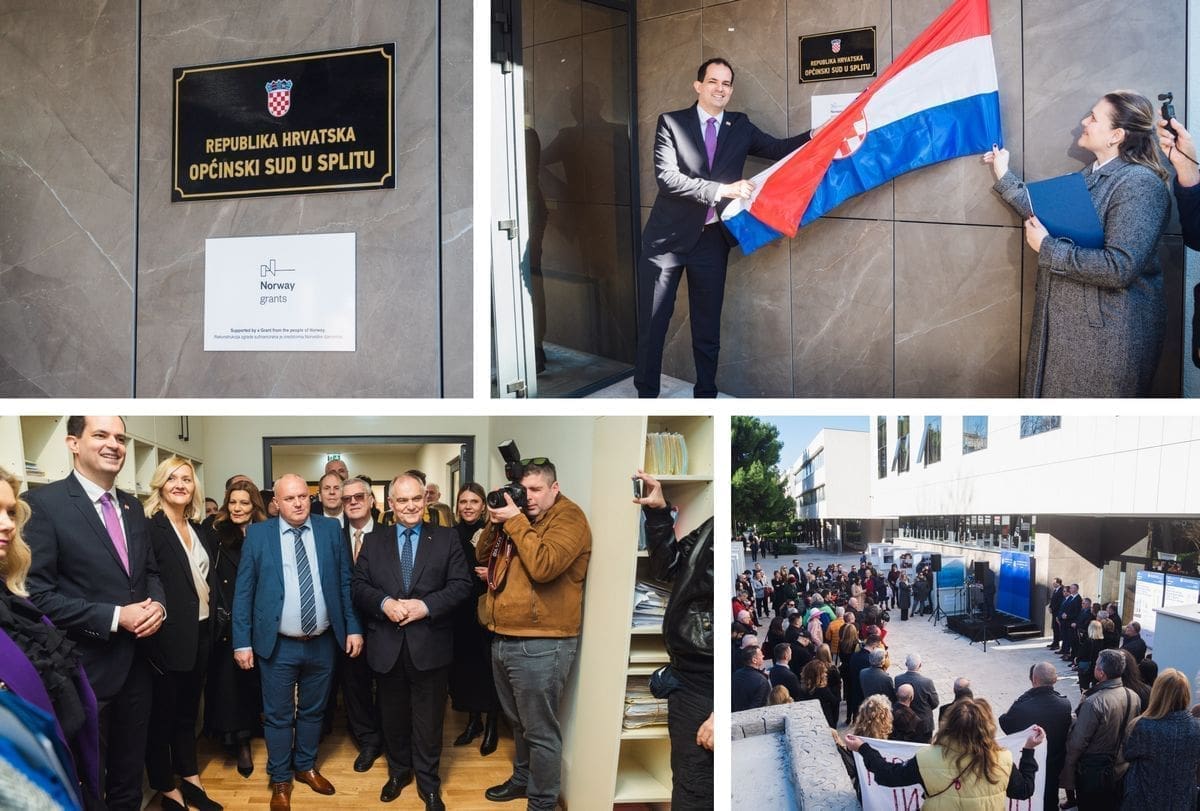 SVEČANO OTVORENA ZGRADA OPĆINSKOG SUDA U SPLITU Ministar Malenica najavio nove projekte za Split, u planu je i obnova zatvora