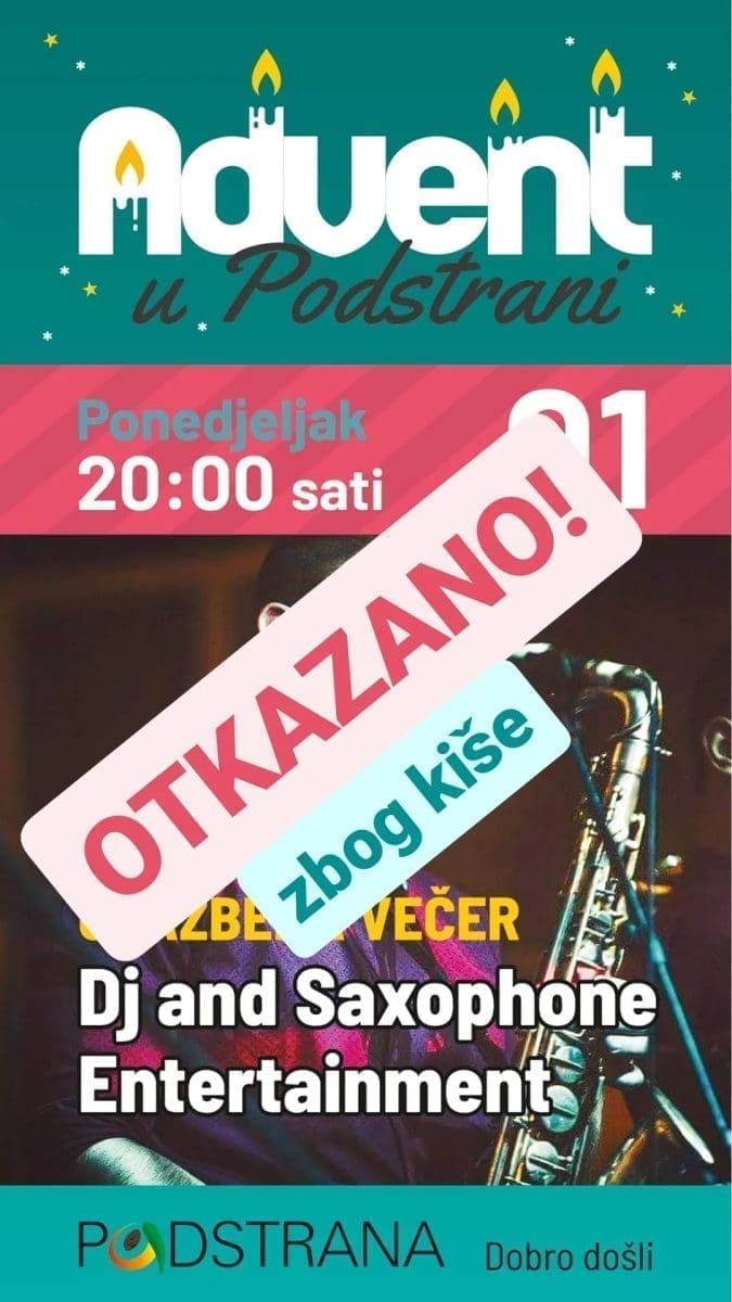 podrtrana advent otkazano