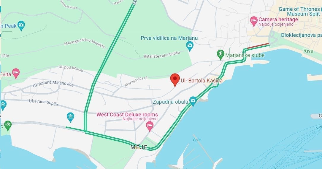 prometna ulica kasica meje