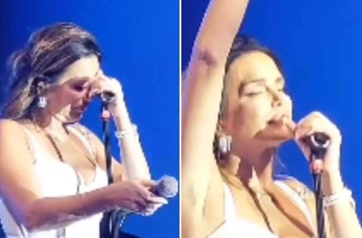 SNIMKA KOJA SLAMA SRCE Severina se rasplakala na pozornici tijekom posebne pjesme