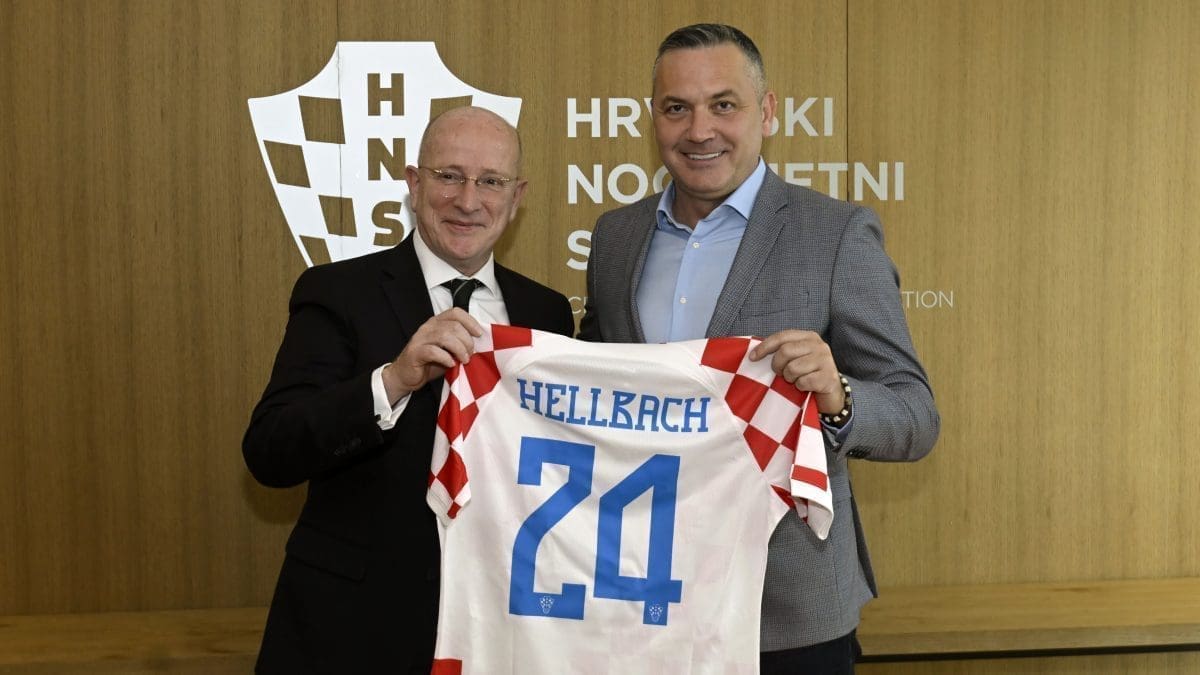 NJEMAČKI VELEPOSLANIK U POSJETU HNS-u Kustić: "Sretni smo što će Hrvatska biti dio spektakla Eura u Njemačkoj"