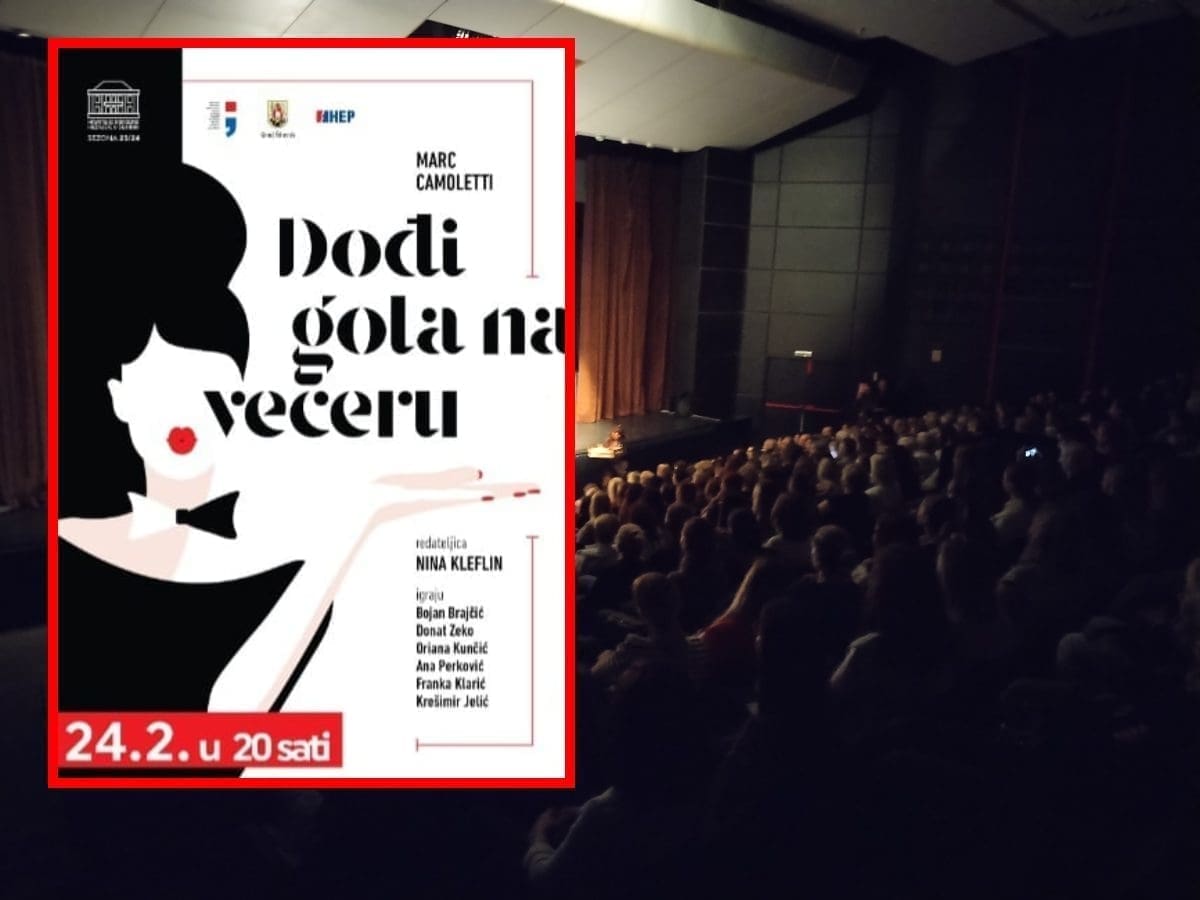 HNK ŠIBENIK U LORI: "DOĐI GOLA NA VEČERU" - Vrhunska kazališna komedija koju ne smijete propustiti 24.veljače u dvorani Lora