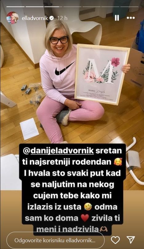 ella dvornik cestitka