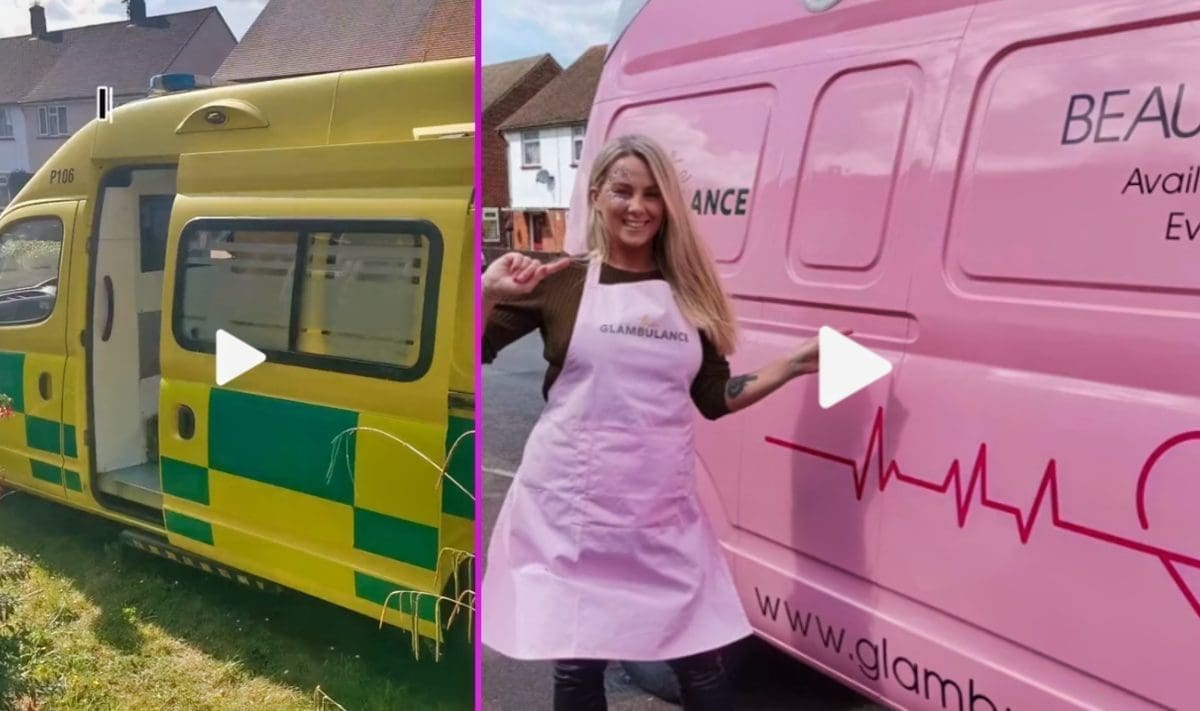 VOZILO HITNE POMOĆI PRETVORILA U KOZMETIČKI SALON: "Kad sam tražila svoje mjesto za posao, znala sam da želim vozilo kako bih mogla putovati"