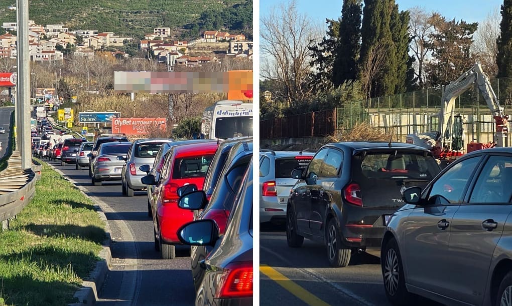 STANJE U PROMETU Čak sedam prometnih nesreća, velike kolone prema moru