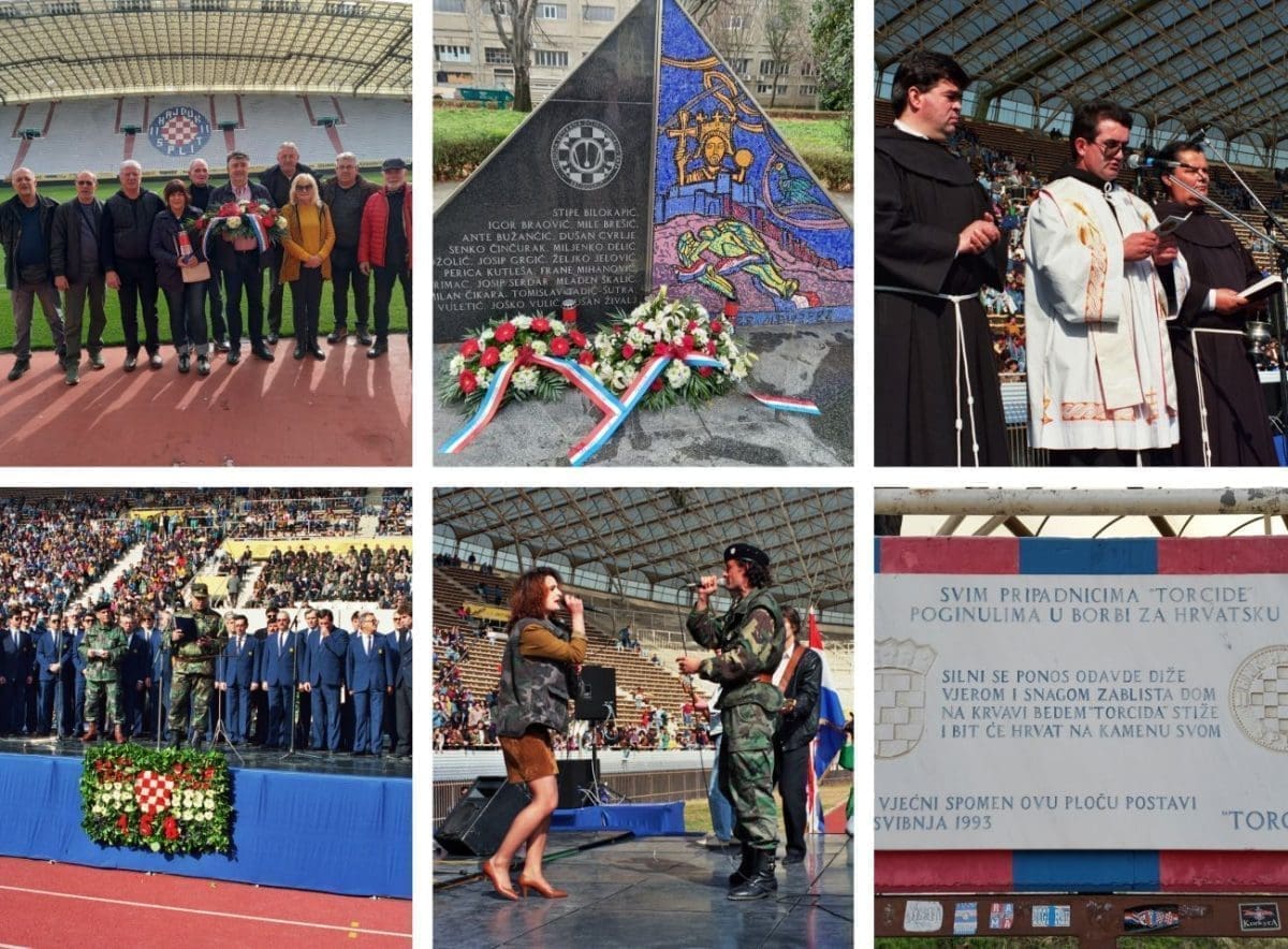 Pripadnici škverskog bataljuna odali počast poginulim braniteljima, pripadnicima škvera i Torcide na svečanoj 32. obljetnici