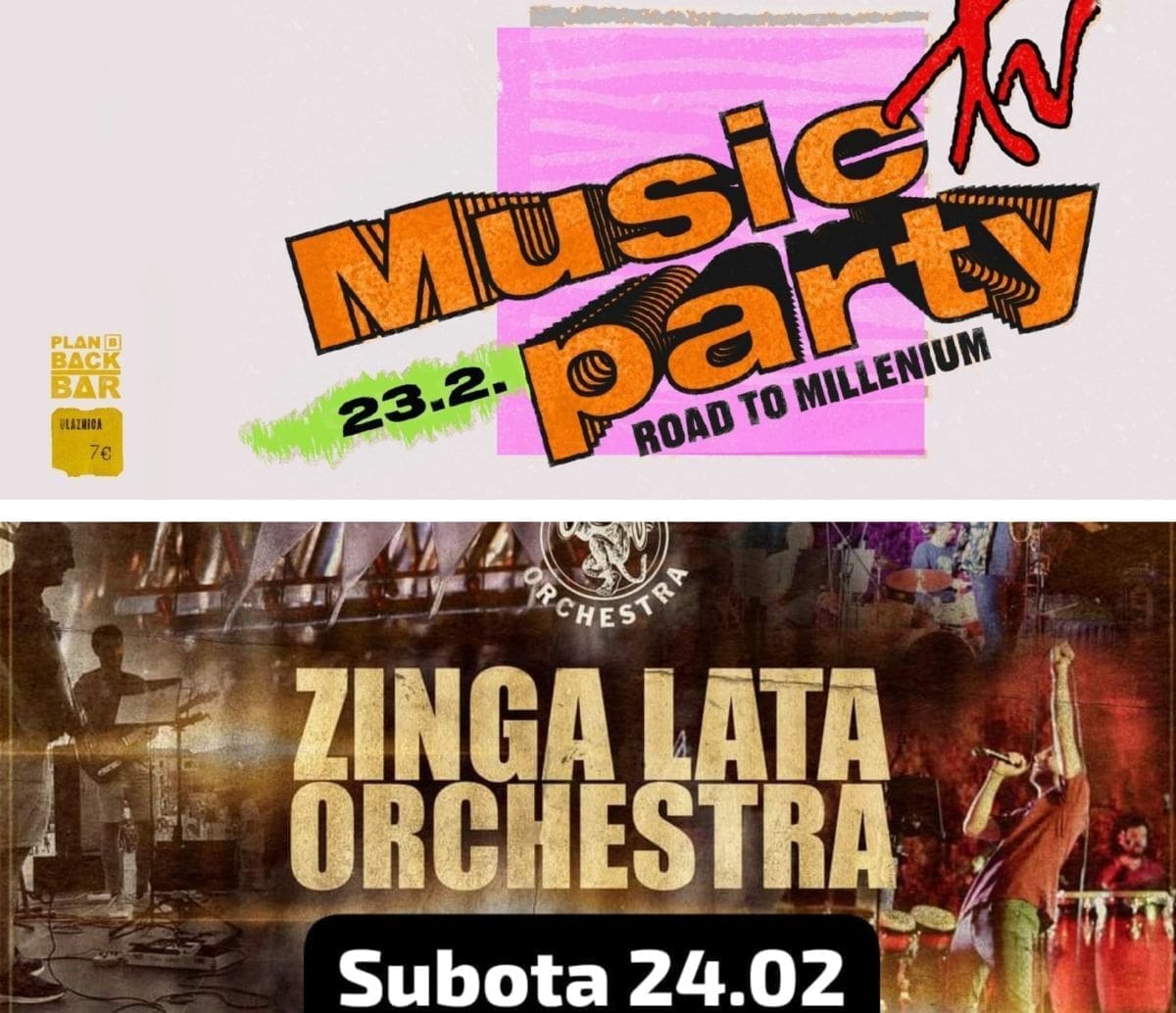 Back Bar Plan B ponosno predstavlja vikend ispunjen glazbom, ritmom i nezaboravnim trenucima koji će nas vratiti u najbolje godine glazbenog svijeta!