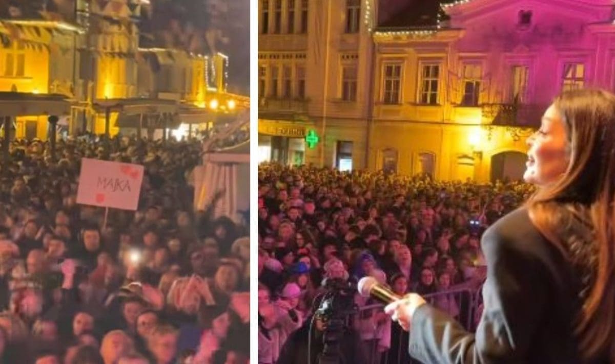 Pogledajte natpis koji se isticao tijekom Severininog koncerta: Obožavateljima priredila i posebno iznenađenje