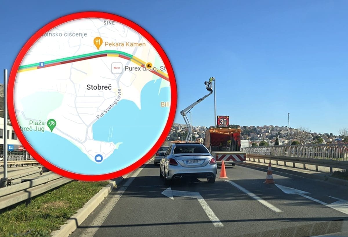 VELIKA GUŽVA U SMJERU STOBREČA Vozači su nervozni i ljuti, a jedan detalj posebni ih nervira: Evo o čemu je riječ