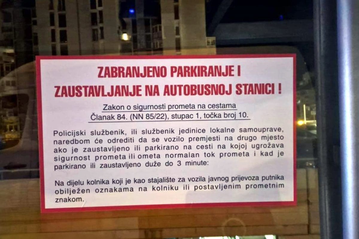 zakon o zabrani zaustavljanja autobusno ugibaliste naslovna