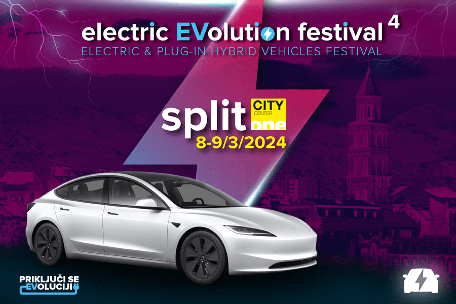 ČAK 22 MODELA, MOGUĆA JE PROBNA VOŽNJA! Ne propustite Festival električne mobilnosti u City Centeru one