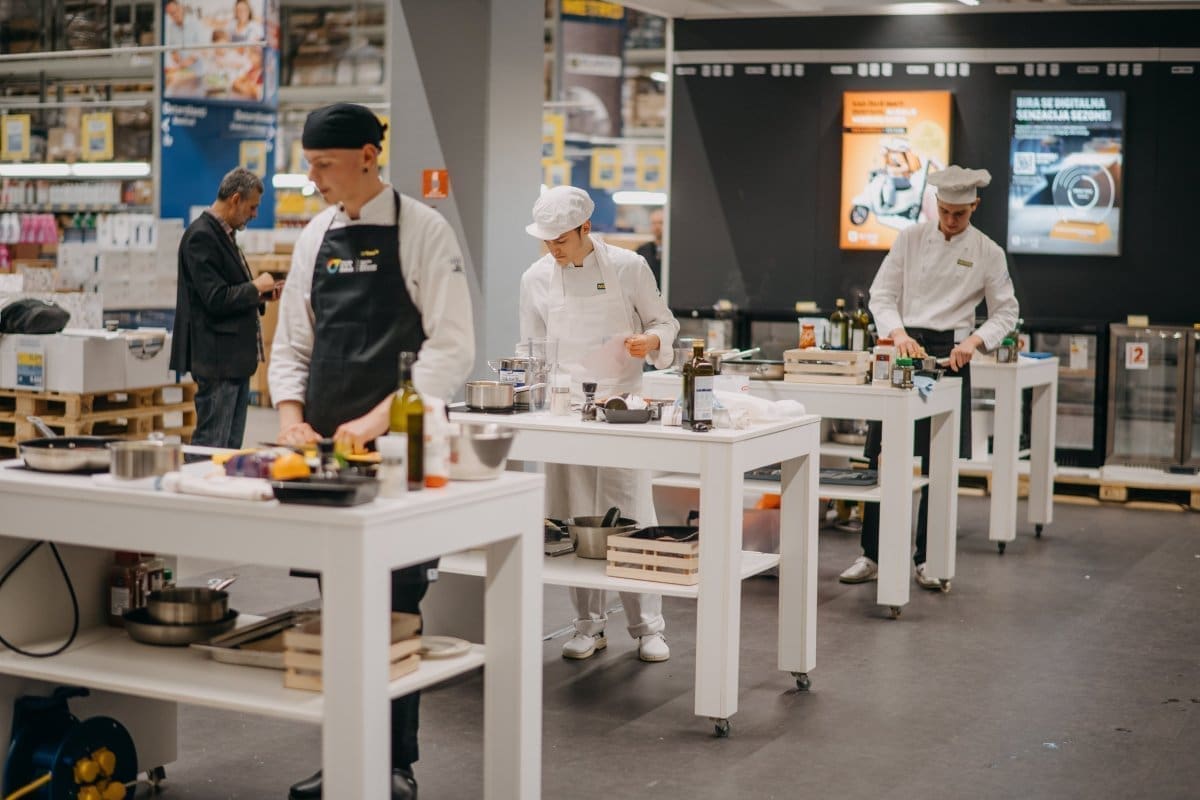 Anđela Kurilj iz Turističko-ugostiteljske škole Split u finalu METRO Junior Top Chefa