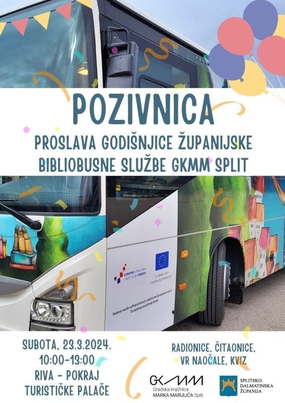 Pozivnica Proslava bibliobus