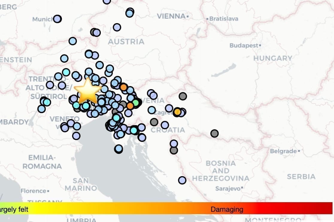 SNAŽAN POTRES U SUSJEDSTVU Magnituda 5.0 prema Richteru!