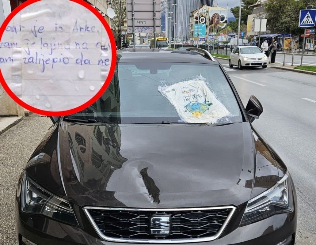 SPLIĆANIN IŠAO NA POSAO I UGLEDAO RUPU NA TUĐEM AUTU Učinio je potez o kojem će se pričati: Momak, svaka čast!