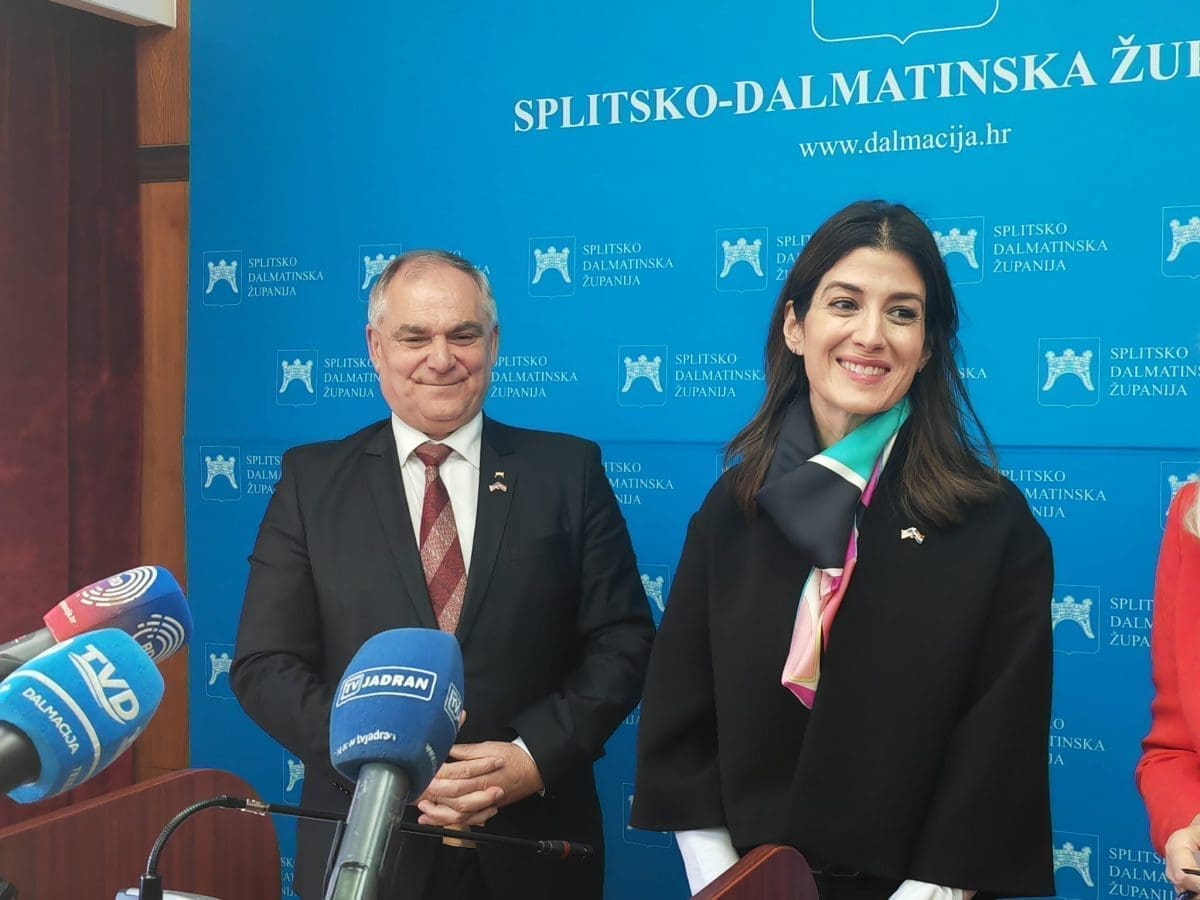 Veleposlanica SAD-a u nastupnom posjetu Splitsko-dalmatinskoj županiji