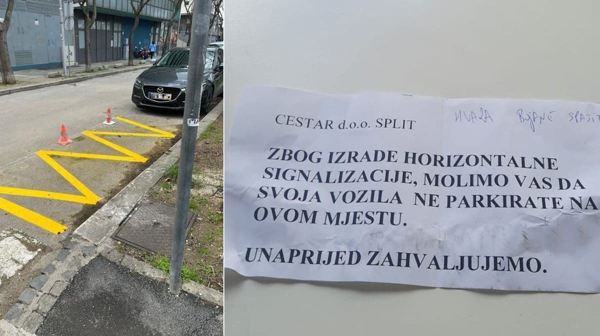 CESTAR U AKCIJI NA SPINUTU Zbog sigurnosti osnovnoškolaca iscrtava se horizontalna signalizacija ispred i iza pješačkih prijelaza