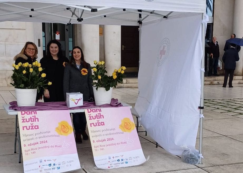 DANI ŽUTIH RUŽA Na Rivi održana akcija podizanja svijesti o bolesti koja zahvaća jednu na deset žena