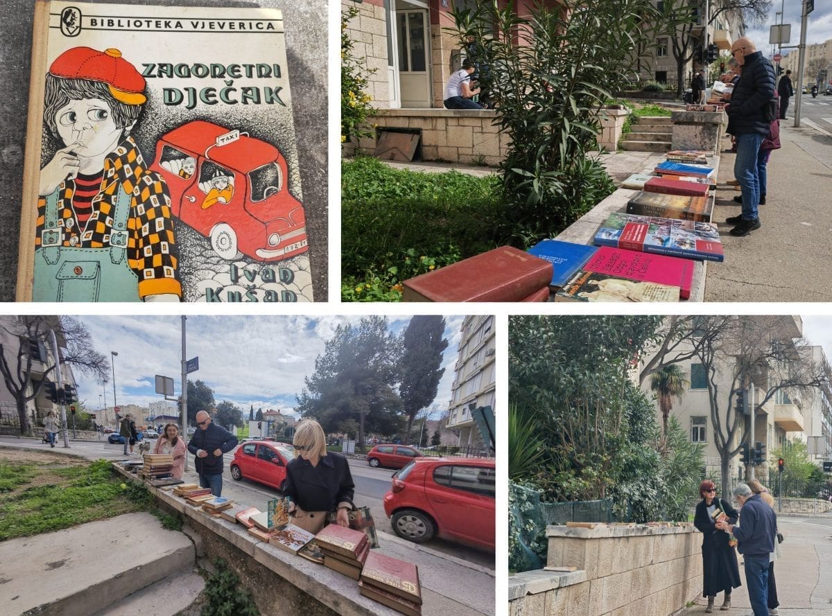 Splićanin donira knjige u Zvonimirovoj. Prošetajte se i pronađite novo štivo za opuštanje