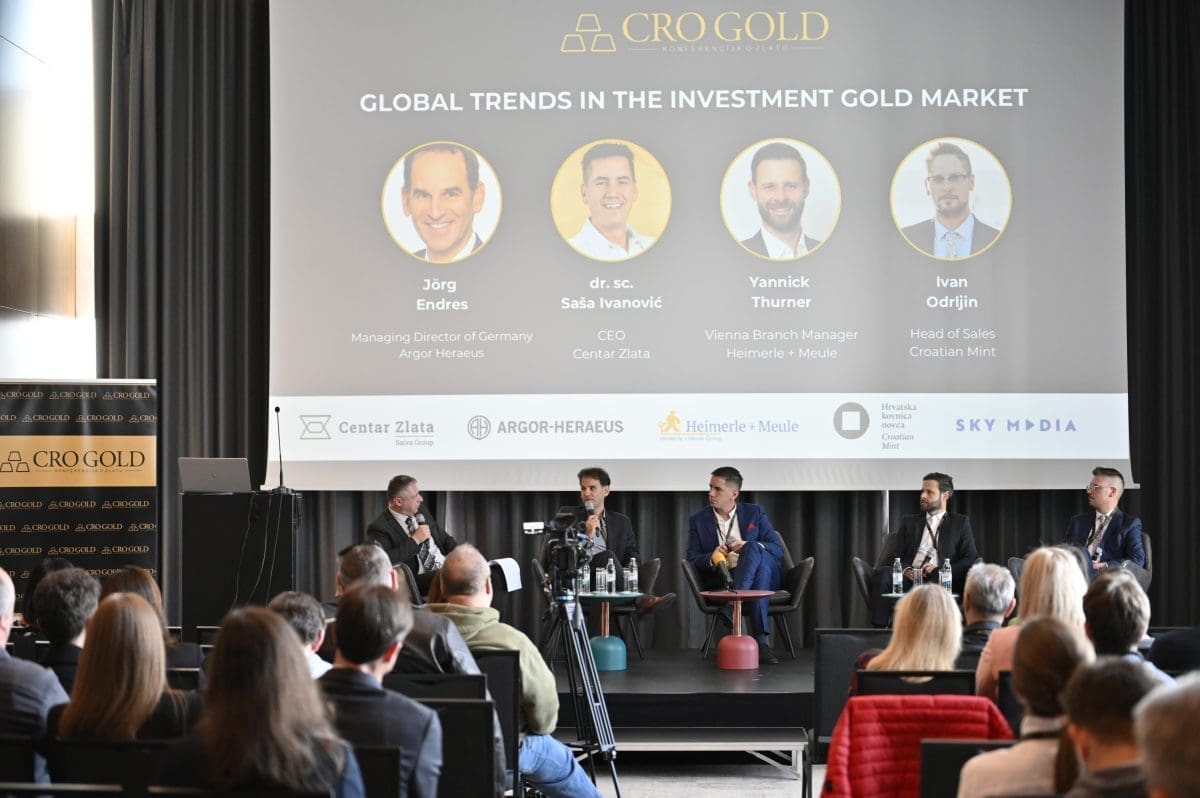 Hrvatska kovnica novca na prestižnoj CROGOLD 2024 konferenciji o zlatu