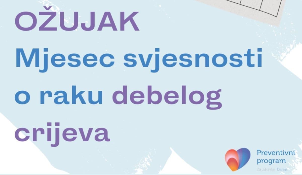 Mjesec svjesnosti o raku debelog crijeva: Vodeći uzrok smrtnosti u svijetu