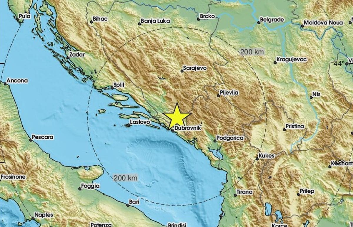 NOVI POTRES U BiH Podrhtavanje se osjetilo i u Dalmaciji