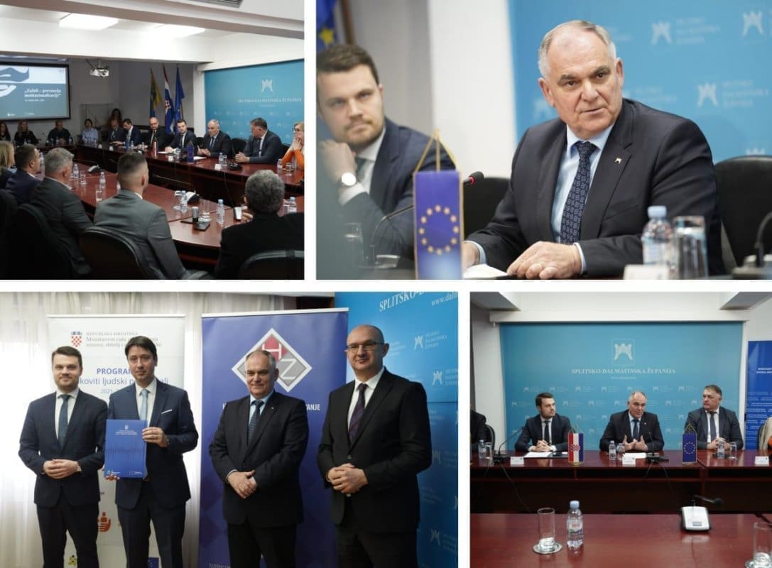 DODIJELJENA 32 UGOVORA Projektom 'Zaželi' 1.200 stanovnika županije dobit će toplu riječ i zagrljaj