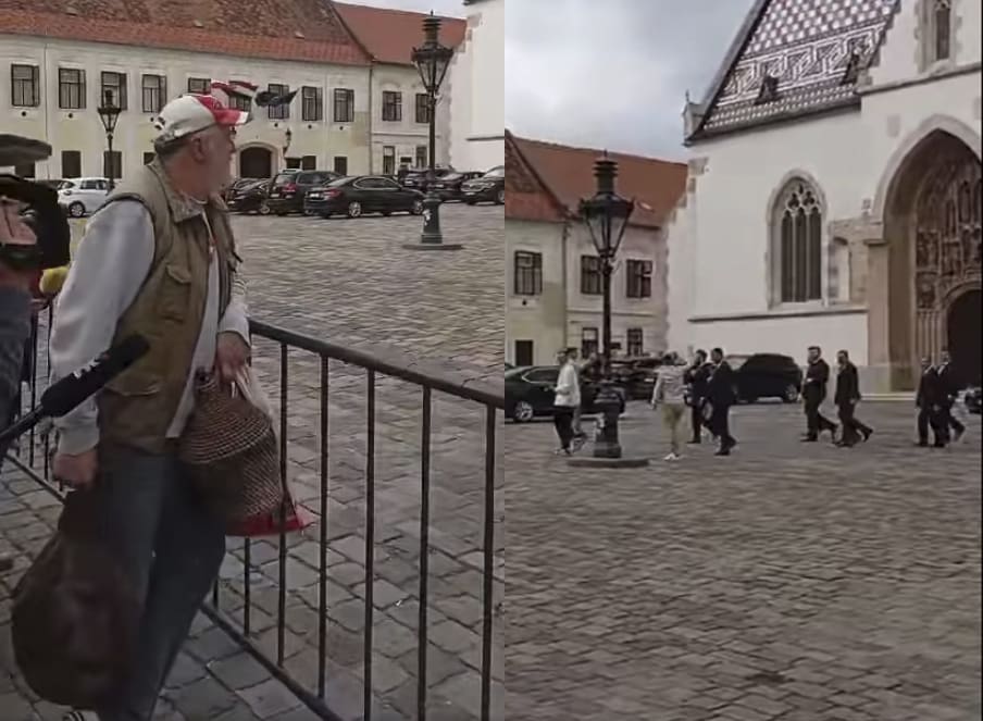 (VIDEO) HIT SNIMKA Ričard dočekao Plenkovića s pršutom i demižanom: "Andrija, iđemo pivu pop'ti?!"