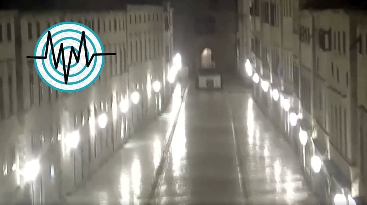 VIDEO Kamera na jugu Dalmacije zabilježila jeziv trenutak potresa