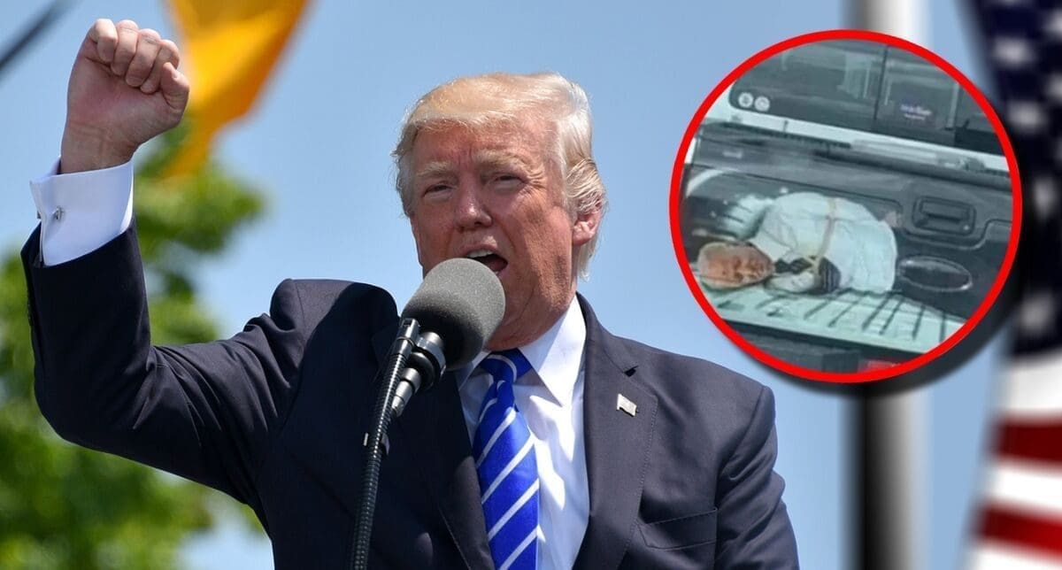 TRUMP OPET IZAZIVA KONTROVERZE Objavio fotografiju Bidena zavezanog u kamionu