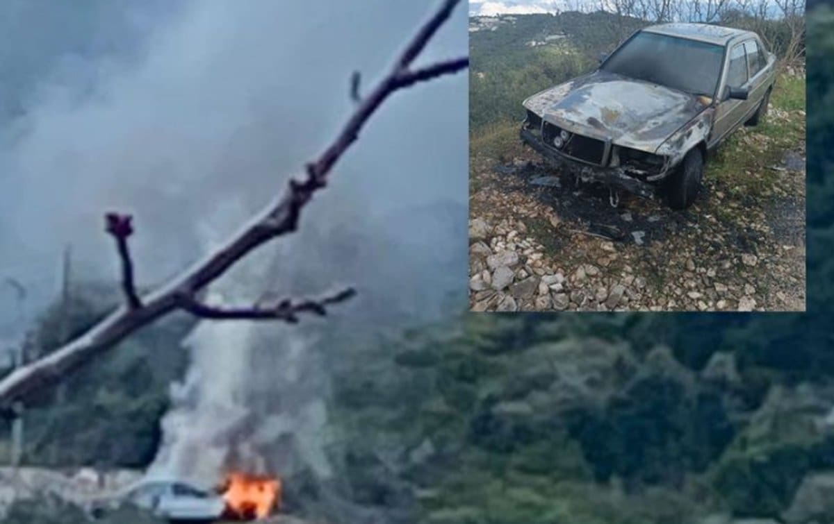 PLANULO VOZILO NA DALMATINSKOM OTOKU Pogledajte što je ostalo od automobila