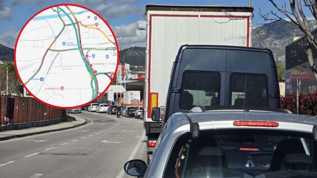 STRPLJIVO U PROMETU! Velike gužve stvaraju se na izlazu iz Splita