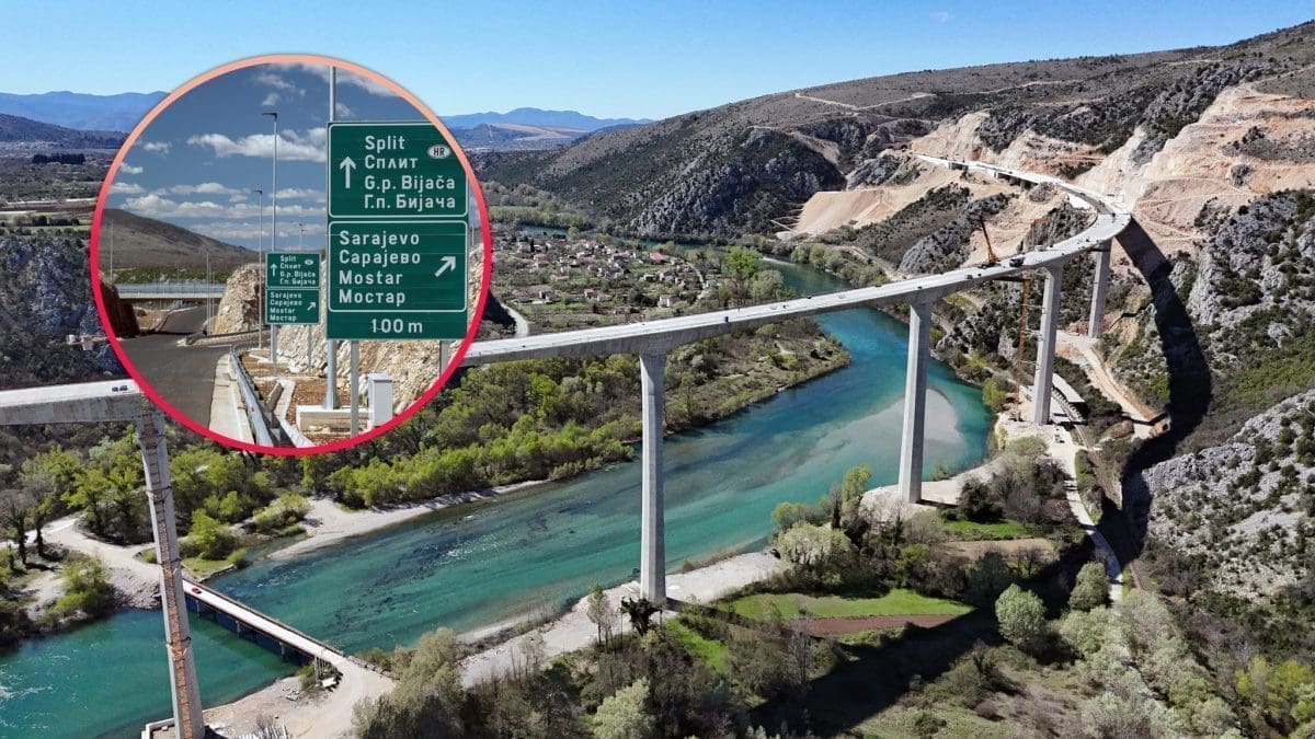 IMPRESIVNI PRIZORI Značit će puno za Dalmaciju: Za mjesec dana otvaraju se novi kilometri autoceste kroz Hercegovinu, uključujući most Počitelj