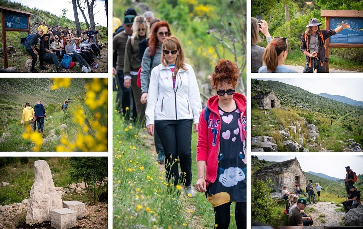 ODUŠEVIT ĆE VAS Svečano otvoren uređeni Dioklecijanov put koji spaja Žrnovnicu i Srinjine, sve je dio 14 kilometara dugačke Perunove kružne staze