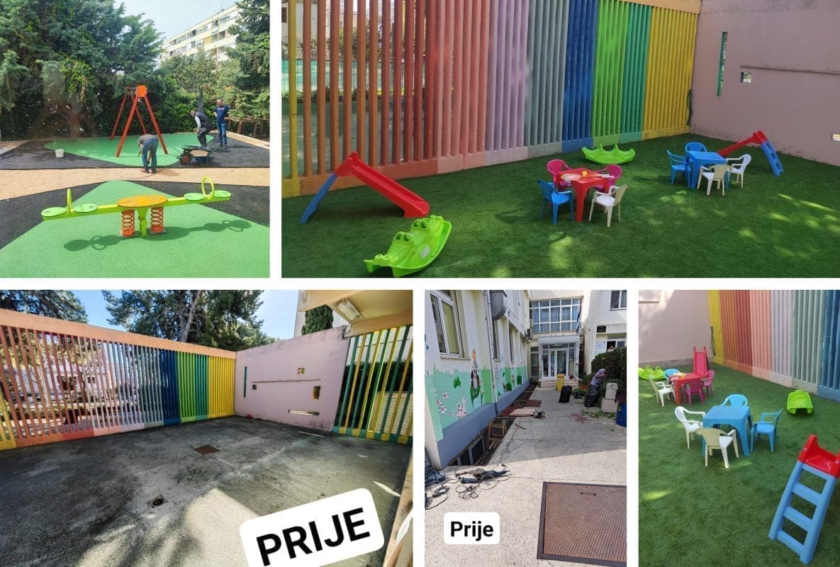 ZA VESELIJU I BEZBRIŽNIJU IGRU Štićenicima 'Maestrala' uredili sobe, dvorište, igralište,...