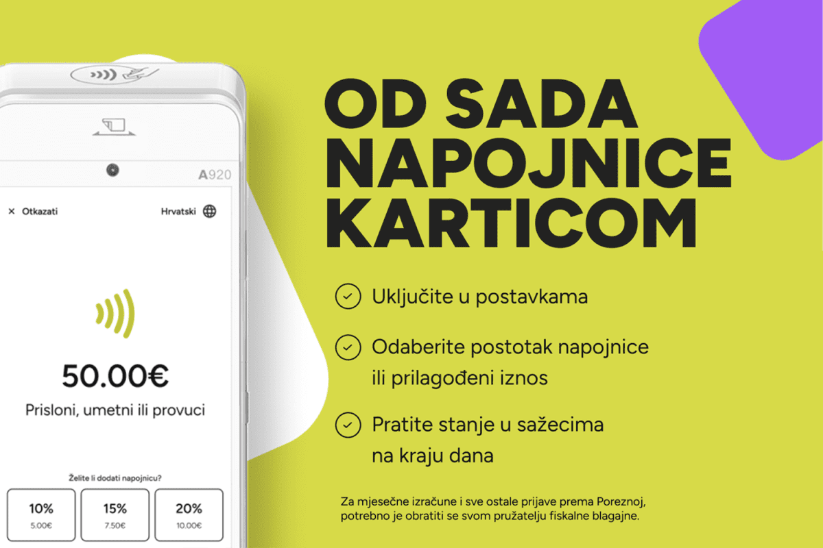 U sezoni 2024. novi tretman napojnice: kartično i neoporezivo do određenog iznosa. Kako to izgleda u praksi?