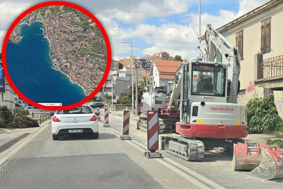 Kolona od Sirobuje do kraja Grljevca: Vozači, "opskrbite se" ako idete put Omiša...