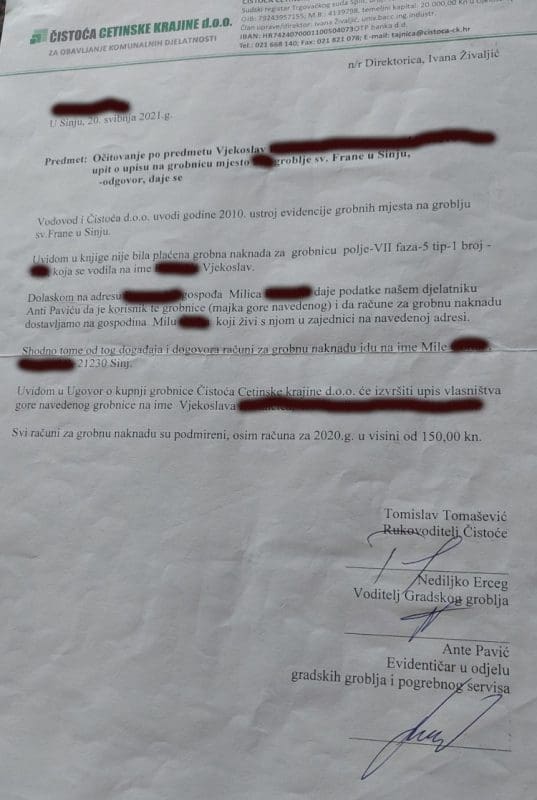 sinjska grobnica cistoca