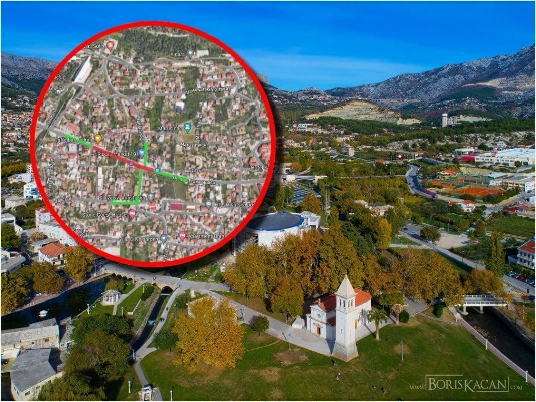 PRIVREMENA REGULACIJA PROMETA U ULICI DON FRANE BULIĆA Onemogućen promet vozilima, evo kuda se kretati