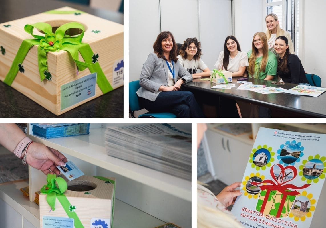 TURISTIČKA KUTIJA IZNENAĐENJA Srednjoškolci iz Splita i Drniša predstavili poseban projekt: "Učenici su pokazali pokazali da mogu uvijek više i bolje"